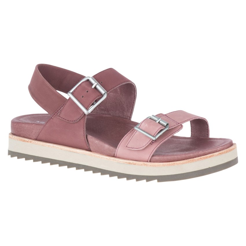 Sandales Merrell Juno Buckle Backstrap Rose Femme | F.U.SUAC